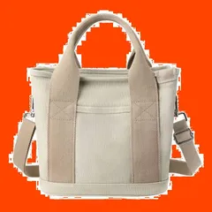 【特価商品】[Sitengle] トートバッグレディースキャンバスショルダーバッグ斜めがけ2way仕切り ミニトート 小さめ ハンドバッグシンプル無地軽量お散歩お買い物旅行通勤メンズレディース