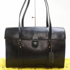 2507-22 フェリージ 13-44 トートバッグ ブリーフケース Felisi レザー製 ブラック フラップ