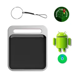 [BOEN] （ブラック）紛失防止タグ 小型 スマートトラッカー エアタグ スマートタグ 電池交換可能 財布忘れ物防止タグ 車両追跡用 簡単で使いやすい 年寄りに良い 鍵 紛失防止 アラームの置き忘れ キーホルダー 防水性 耐摩耗性 耐油性 難燃性 耐衝撃