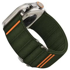 [Suitisbest] コンパチブル アップルウォッチ バンド ナイロン 49mm 46mm 45mm 44mm 42mm(Series 3 2 1) Apple Watch Ultra バンド スポーツ Apple Watch ベルト 通気 アルパインルー