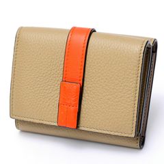 LOEWE 二つ折り財布 ビビッドオレンジ - メルカリ