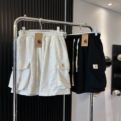 カーハート Carhartt  ハーフパンツ コットン ユニセックス ブラック グレー M L XL 2XL 3XL 並行輸入品