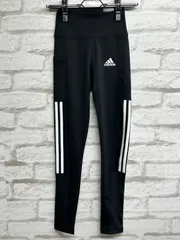 ◾️レディース◾️adidas 3ストライプス タイトフィット トレーニングタイツ レギンス JME75  小さいサイズ AERO READY トレーニングウェア【1543559】