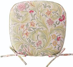 ダイニングシートクッション: ウィリアム・モリス William Morris レスター Leicester （LN1714）45×43cm