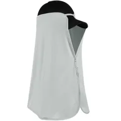 [FUPUONE] ネックガード ロング 日よけ 日焼け フェイスカバー ひんやり UPF50＋ (グレー) [グレー]