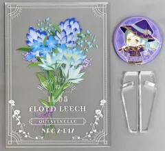 【中古】グッズセット フロイド・リーチ アクリルパネル＆缶バッジセット バースデー第三弾 「ディズニー ツイステッドワンダーランド」