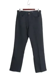 【お得なクーポン配布中!】 90s USA製 リーバイス ポリ フレア パンツ メンズ 34 32 / オールド スタプレ スラックス 517 SCOVILL ノータック ブーツカット ネイビー