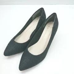 ◇ ⊇ Menue パンプス サイズ22.5 ブラック レディース E  【1502060024693】