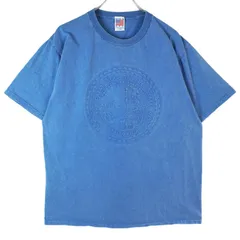 USA製ヴィンテージvintage半袖Tシャツ立体エンボス加工カリフォルニアCalifornia水色ライトブルーコットン40319