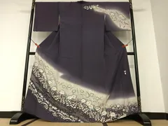 平和屋着物●訪問着　作家物　辻が花　手描き　絞り　暈し染め　正絹　逸品　AAAV7559zg