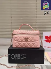 【今日特価】CHANEL 25C ハンドヘルド ロングケース メイクバッグ（ブラック）