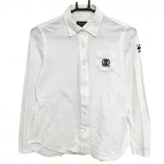 パーリーゲイツ 長袖シャツ 白 ボタンダウン レディース 0(S) ゴルフウェア PEARLY GATES