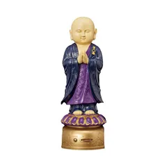 サンスマイル 我が家のお坊さん 法衣タイプ 本願寺派(西) お経を唱える可愛いお坊さん人形 SNSM-75833