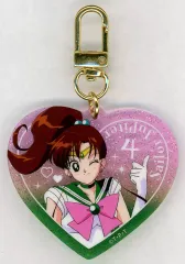 【中古】キーホルダー スーパーセーラージュピター 「美少女戦士セーラームーン ハートラメアクリルキーホルダー」 ローソン限定