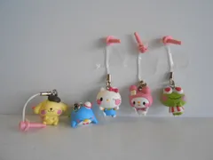 ♯Ktm24GZゆるかわサンリオキャライヤホンジャックマスコット5種