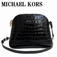 MICHAEL KORS マイケルコース 30F7GM9M6E 001 レザー ショルダーバッグ クロスボディバッグ 肩掛け 斜め掛け レディース ブラック 黒