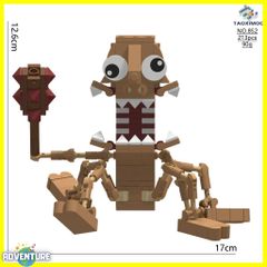 Tung Tung Tung Sahur 툰툰툰 사푸르 레고 호환 블록 장난감 교육 장난감 크리스마스 어린이 선물 LEGO 선물 Itarian Brainrot 이탈리아 브레인 밈 밈 tslb007