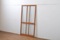 ▼現状販売▼ ガラス戸1枚 レトロ建具 昭和レトロ 引き戸 格子戸 4～7営業日前後で発送(※修理加工希望の方3ヶ月程で発送) R-064626