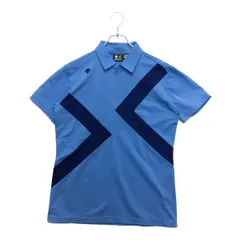 coco 中古 デサントゴルフ DESCENTE GOLF メンズ 半袖ポロシャツ O 水色系 サックス ハーフジップ 中古 メンズ デサントゴルフ DESCENTE GOLF 半袖ポロシャツ O