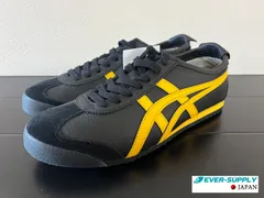 Onitsuka Tiger MEXICO66 ( BLACK/YELLOW ) Authentic New Sneakers Unisex Casual Shoes US 5,5.5,6,6.5,7,7.5,8,8.5,9,9.5,10 No183