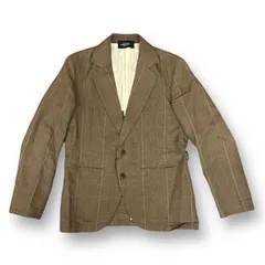 定価66000円 UNUSED 21SS GLEN CHECK JACKET グレンチェック 2B テーラードジャケット アンユーズド US1982  ブラウン系 1  59005A3のサムネイル