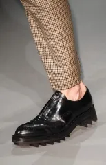 PRADAプラダ17AWシャークソールレザーシューズ PRADAプラダ17AWシャークソールレザーシューズ