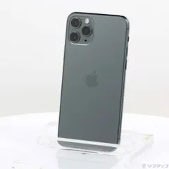 〔中古品〕 iPhone11 Pro 256GB ミッドナイトグリーン MWCC2J／A SIMフリー【262】