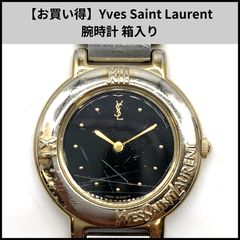 YSL イヴサンローラン レディース腕時計 ゴールド オクタゴン 稼働