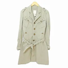 ディーゼル DIESEL トレンチコート ジャケット コットン M グレー系 0916 ■GY09のサムネイル