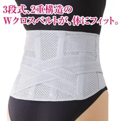 お医者さんのコルセットプレミアム仕様 1枚 アルファックス 3段式 腰痛ケア サポーター 薄型のびのび 蒸れにくい