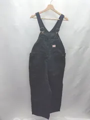 ◇ Θ JaVa コットン100％ ノースリーブ オーバーオール サイズM ブラック レディース E  【1412090012211】