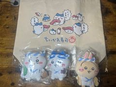 ちいかわ ちいかわ寿司 お寿司ミニぬいぐるみ トートバッグ