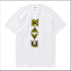 カブー メンズ バーティカル Tシャツ レモン KAVU 2025SS
