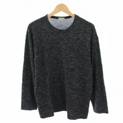 コムデギャルソンオム COMME des GARCONS HOMME AD1998 田中オム ヴィンテージ 90s ニット セーター 長袖 チャコールグレー 黒 ブラック HT-070250 /YT