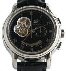 ★箱・ギャラ付！美品！ZENITH ゼニス エル・プリメロ クロノマスター 03.1260.4021 XXTオープン クロノグラフ 自動巻き メンズ★