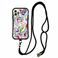 [iPhone13] スマホショルダー付 スカラー iPhone15 ケース 耐衝撃 i-coronケース iPhone16 15 14 Pro 13 12 11 Pro Max スマホケース アイフォン 全機種対応 スマホカバー scolar キノコとチョウ