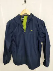 ナイキ 長袖 ナイロンジャケット ブルー色 Mサイズ
