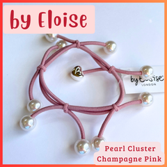 ヘアアクセサリー【Pearl Cluster / Champagne Pink】　by Eloise / バイエロイーズ
