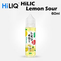 HiLIQ / Lemon Sour 60ml レモンサワー レモン酎ハイ ハイリク リキッド 電子タバコ VAPE ベイプ ボトル 大容量 ニコチン0mg ニコチンゼロ 清涼剤 本体 禁煙 減煙 水蒸気 ベイプ