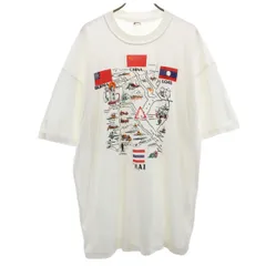 90s オールド 半袖 Tシャツ XXL ホワイト ビッグサイズ メンズ 古着