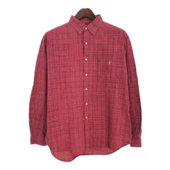 RALPH LAUREN ラルフローレン LOWELL SPORT 長袖シャツ チェック レッド(メンズ L)中古 古着 T7786