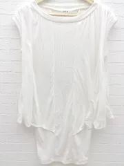 ◇ FRAY I.D フレイ アイディー ノースリーブ チュニック カットソー 1 ホワイト * 1002800192526 【中古】 【1002800192526】のサムネイル