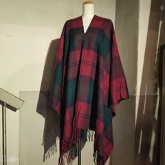 COMME des GARCONS SHIRT 20aw × LOCHCARRON  タータンチェック 大判ストール ポンチョ コムデギャルソンシャツ ロキャロン