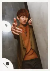 【中古】生写真(ジャニーズ) 関西ジャニーズJr./向井康二/膝上・衣装茶・右手前突き出し・左手壁・顔右向き・背景コンクリート・ライト/16夏「ANOTHER ＆ Summer Show」パンフレット＆グッズ撮影オフショット/公式生写真