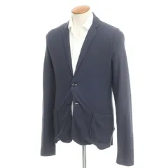 【中古】ロベルト コリーナ ROBERTO COLLINA コットンニット カジュアルジャケット ネイビー【サイズ46】【メンズ】のサムネイル