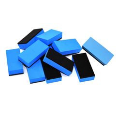 Cluoling 세차 스폰지 10개 세트 코팅 컴파운드 스폰지 스폰지 메인터넌스 스폰지 와이프 물총 떨어뜨리고 비늘 제거 유리 스폰지 연마 스폰지 채우기 전용 손상되지 않는 EVA