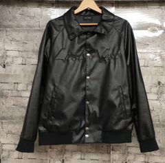 ラストネスト　last nest ハーフジップフェイクレザー　サイズM LAST NEST