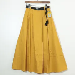 【新品：紙タグ】キューティブロンド★大人カジュアル ロングフレアスカート オリーブグリーン サイズL ＊ｂ9109