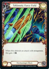 【中古】Flesh and Blood EVO231[C]：(Rainbow Foil)Teklonetic Force Field (1)