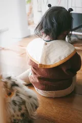 再販！まんまるスタイ◇3color◇ふちどり